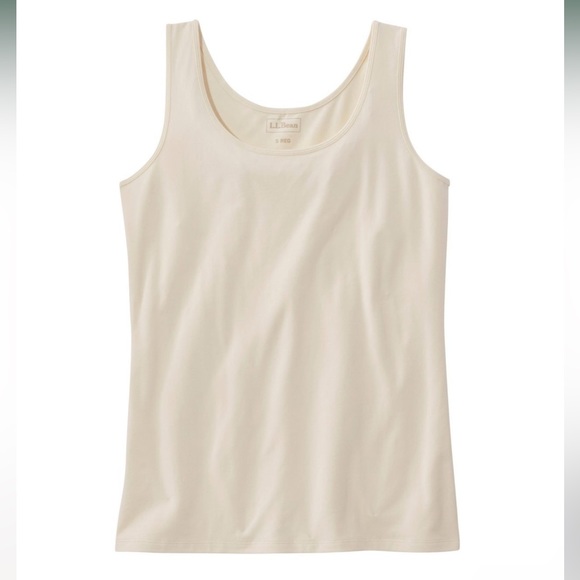 Women’s LL Bean Layering Tank Top - Ivory XL - Picture 1 of 10